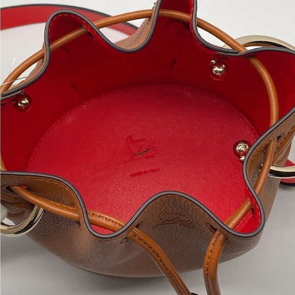 Christian Louboutin By My Side embellished textured-leather bucket bag - Picture 11 of 14